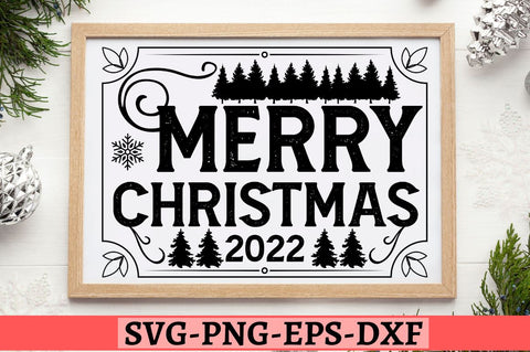 Merry christmas 2023 SVG SVG DESIGNISTIC 