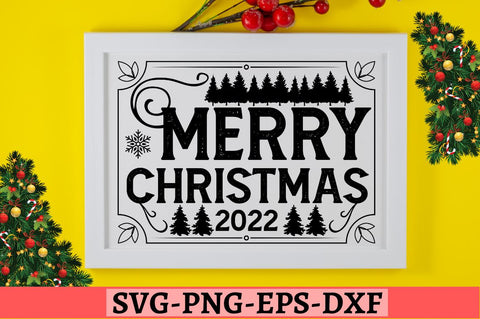 Merry christmas 2023 SVG SVG DESIGNISTIC 