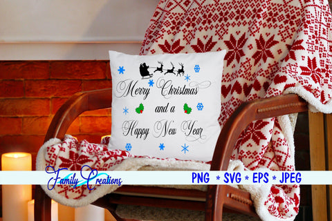 Merry Christmas and a Happy New Year!! SVG Family Creations 