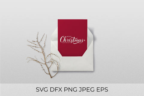 Merry Christmas and Happy New Year hand lettered SVG SVG LaBelezoka 