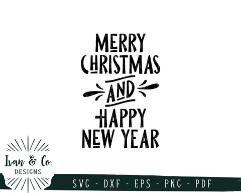 Merry Christmas And Happy New Year SVG Files | Holidays | Winter SVG (746685931) SVG Ivan & Co. Designs 