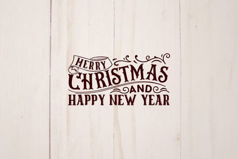 Merry Christmas and Happy New Year SVG SVG CraftLabSVG 