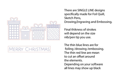 Merry Christmas card foil quill svg dxf eps template, papercut template Christmas card with gold foil SVG FunPaperWood 