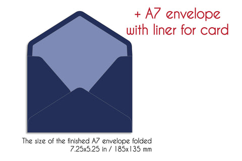 Merry Christmas card foil quill svg dxf eps template, papercut template gold foil card SVG FunPaperWood 