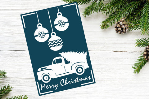 Merry Christmas Card SVG Bundle SVG Rupkotha 