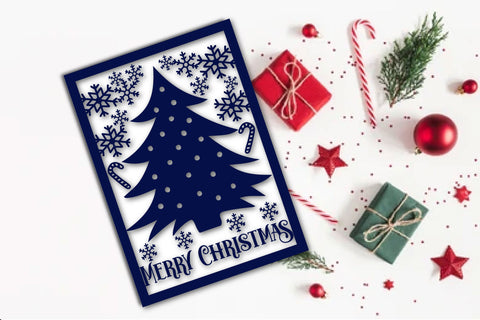 Merry Christmas Card SVG Bundle SVG Rupkotha 