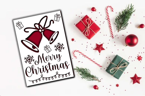 Merry Christmas Card SVG Bundle SVG Rupkotha 