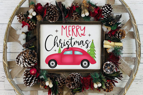 Merry Christmas | Christmas PNG Sublimation Sublimation CraftLabSVG 