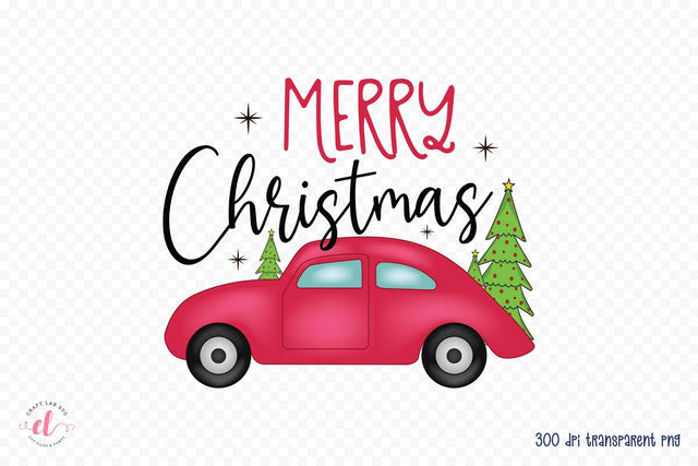 Merry Christmas | Christmas PNG Sublimation Sublimation CraftLabSVG 