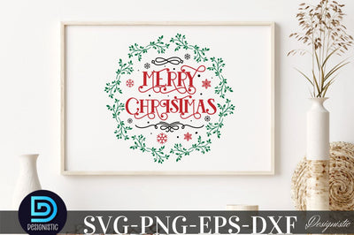 Merry Christmas, Christmas SVG SVG DESIGNISTIC 