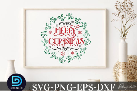 Merry Christmas, Christmas SVG SVG DESIGNISTIC 