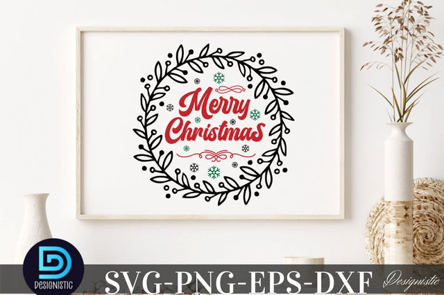 Merry Christmas, Christmas SVG SVG DESIGNISTIC 