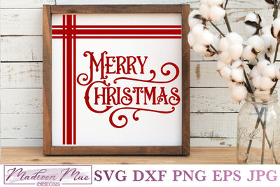 Merry Christmas, Christmas SVG SVG Madison Mae Designs 