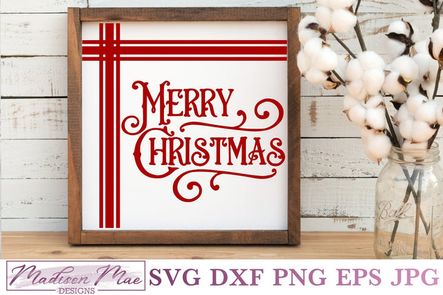 Merry Christmas, Christmas SVG SVG Madison Mae Designs 