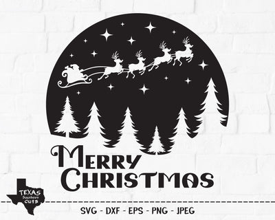 Merry Christmas | Christmas SVG SVG Texas Southern Cuts 