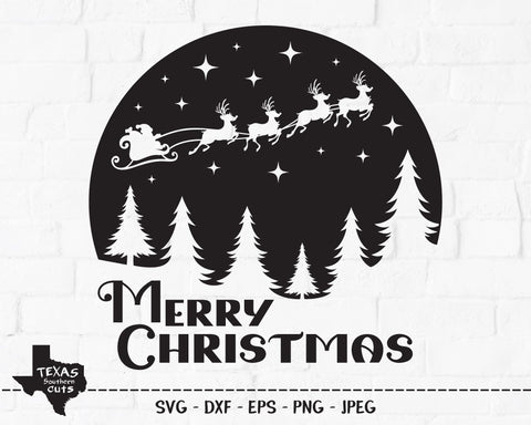 Merry Christmas | Christmas SVG SVG Texas Southern Cuts 
