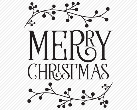 Merry Christmas | Christmas SVG SVG Texas Southern Cuts 