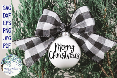 Merry Christmas | Christmas SVG SVG Wispy Willow Designs 