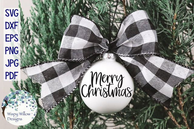 Merry Christmas | Christmas SVG SVG Wispy Willow Designs 