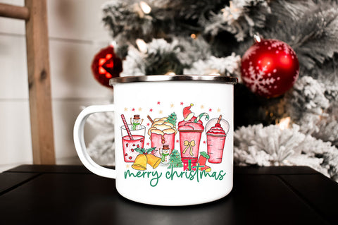 Merry Christmas Coffee Sublimation SVG fokiira 