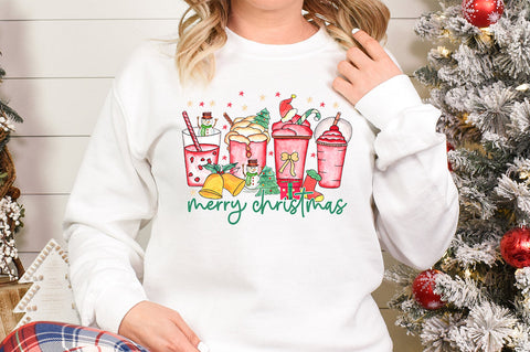 Merry Christmas Coffee Sublimation SVG fokiira 