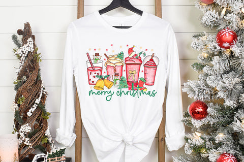 Merry Christmas Coffee Sublimation SVG fokiira 