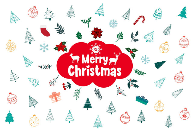 Merry Christmas Color&Dingbat Fonts Font Fox7 By Rattana 