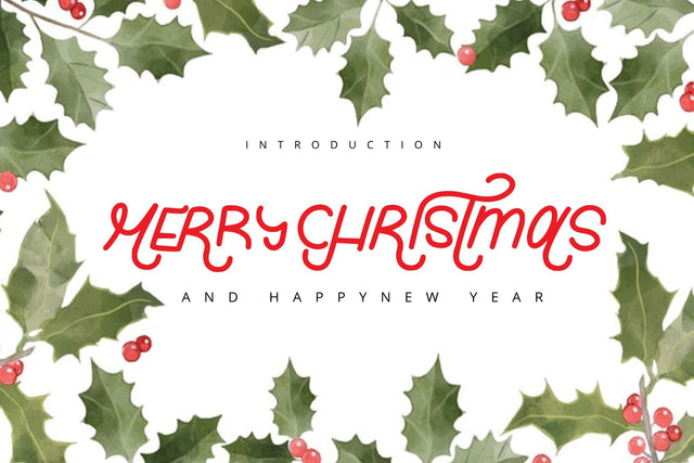 Merry Christmas Day Font goodigital_13 