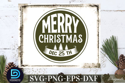 Merry christmas dec 25 th SVG SVG DESIGNISTIC 