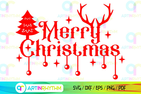 Merry Christmas decoration svg SVG Artinrhythm shop 