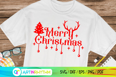 Merry Christmas decoration svg SVG Artinrhythm shop 