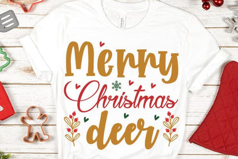 Merry Christmas deer SVG Angelina750 