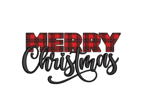 Merry Christmas design comes with 4 sizes: Embroidery/Applique DESIGNS ArtEMByNatalia 