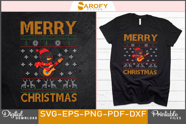 Merry Christmas Design SVG File SVG Sarofydesign 