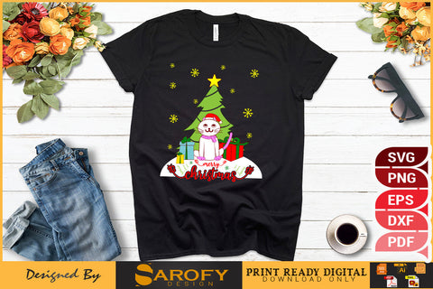 Merry Christmas Design SVG File SVG Sarofydesign 