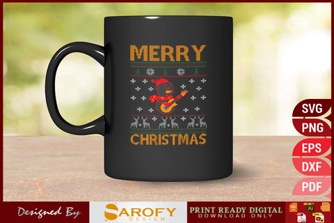 Merry Christmas Design SVG File SVG Sarofydesign 