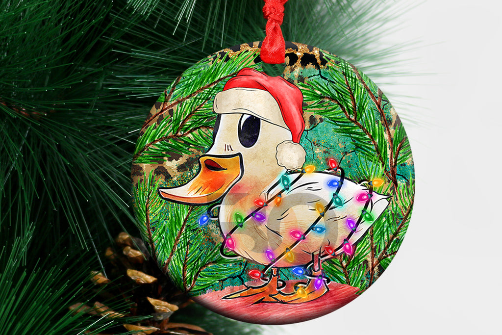 Merry Christmas Duck Png Christmas Ornament Sublimation Design, Duck ...