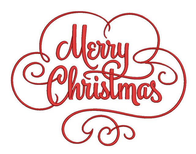 Merry Christmas Embroidery Design Embroidery/Applique DESIGNS Nino Nadaraia 