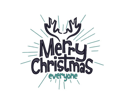 Merry Christmas Embroidery Design Embroidery/Applique DESIGNS Nino Nadaraia 