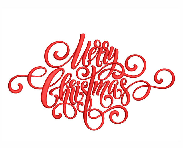 Merry Christmas Embroidery Design Embroidery/Applique DESIGNS Nino Nadaraia 