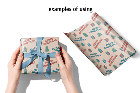 Merry Christmas | EPS Vector Pattern | Groovy Digital Paper Digital Pattern AnnaViolet_store 