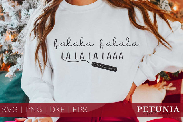 Merry Christmas Fa La La La | Christmas SVG SVG Petunia Digital Design 