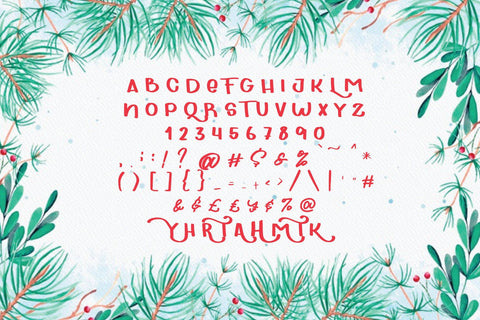 Merry Christmas Font goodigital_13 