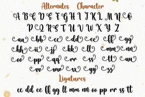 Merry Christmas Font Mozarella 