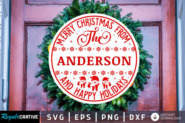Merry christmas from SVG Design SVG Regulrcrative 