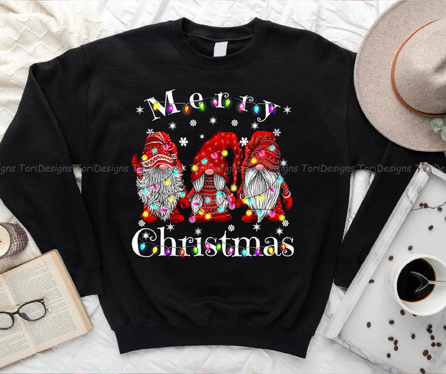 Merry Christmas Gnome PNG Sublimation Design Download Sublimation ToriDesigns 