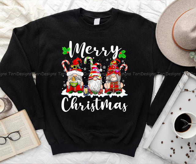 Merry Christmas Gnome PNG Sublimation Design Download Sublimation ToriDesigns 