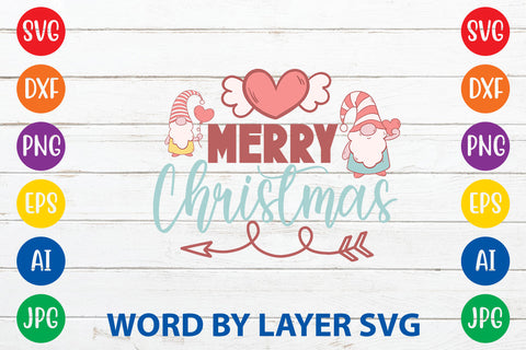 Merry Christmas, Gnome SVG Cut File SVG Rafiqul20606 