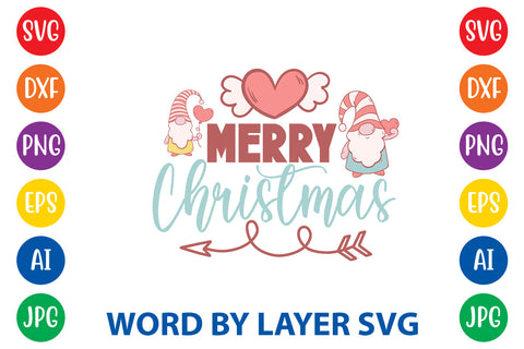 Merry Christmas, Gnome SVG Cut File SVG Rafiqul20606 