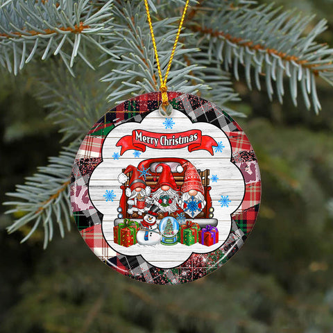 Merry Christmas Gnomes - Sublimation Round Ornament - PNG Design Sublimation CaldwellArt 